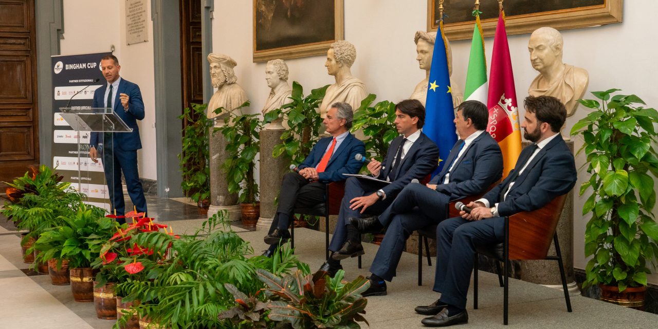 Presentata in Campidoglio la Bingham Cup Roma 2024