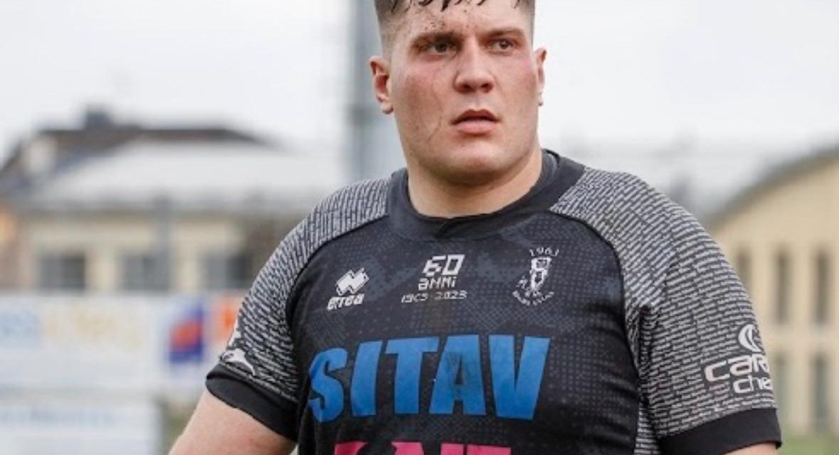 Il pilone destro Antonio Tripodo firma per la Rugby Rovigo