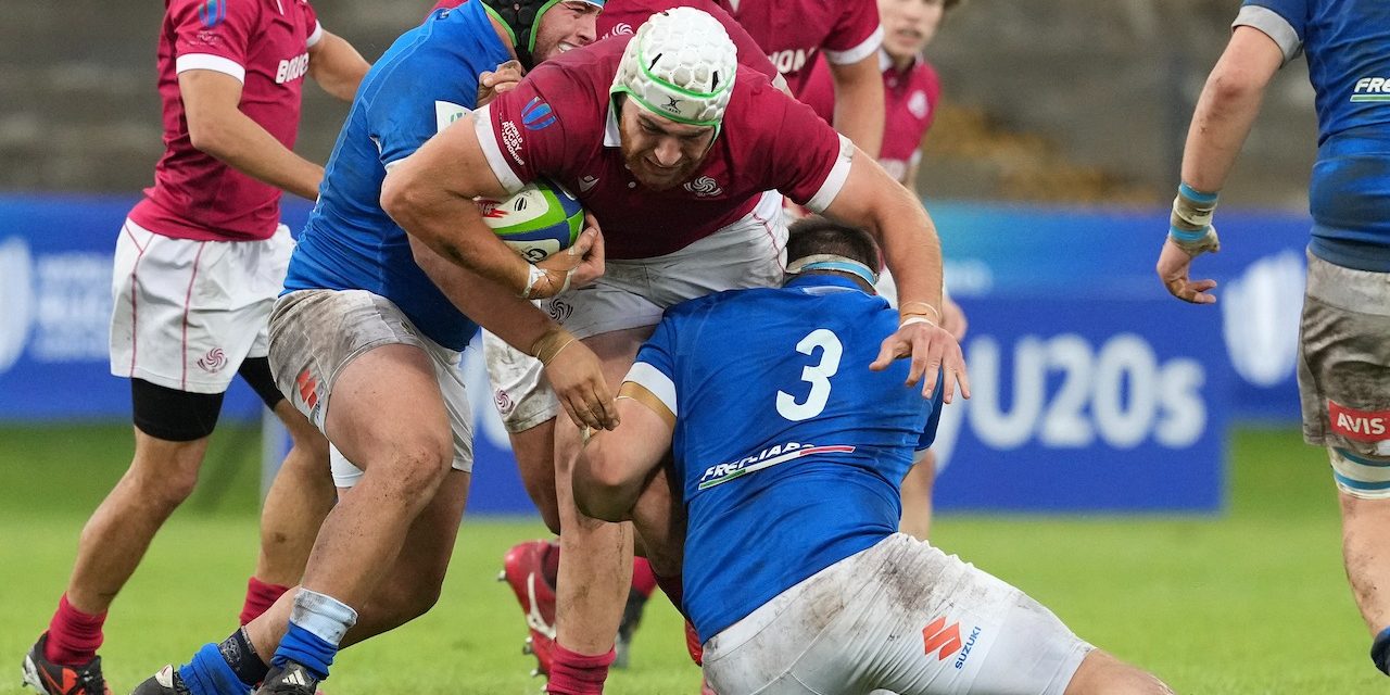 World Rugby U20 Championship, l’Italia paga carissimi i tre cartellini gialli, passa la Georgia 28-17