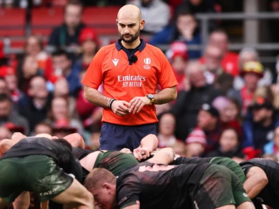 Andrea Piardi dirige All Blacks v Argentina all’Eden Park di Auckland