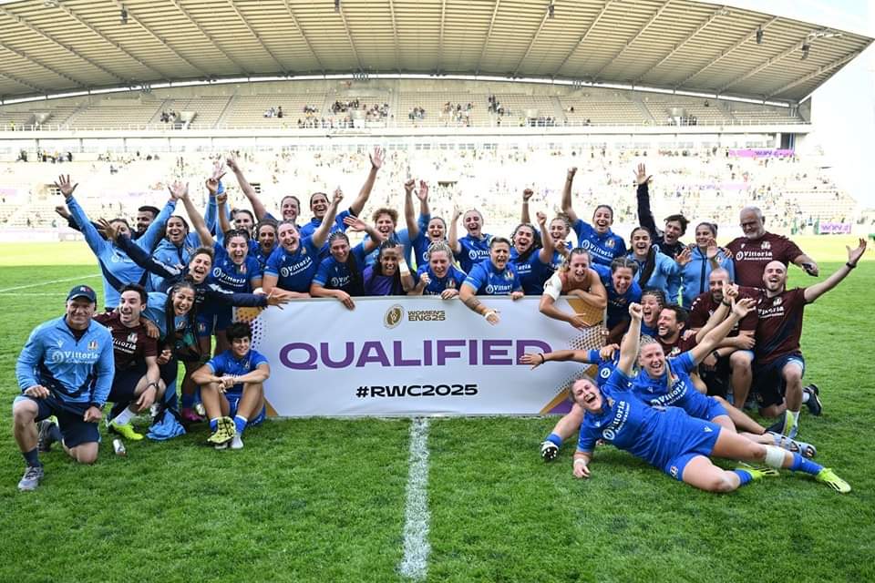 L’Italia Femminile conquista la qualificazione alla Rugby World Cup “Inghilterra 2025”