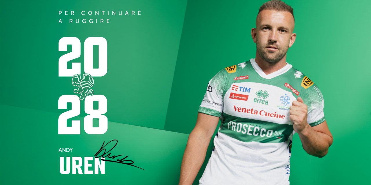 Benetton: Andy Uren rinnova sino al 30 giugno 2028