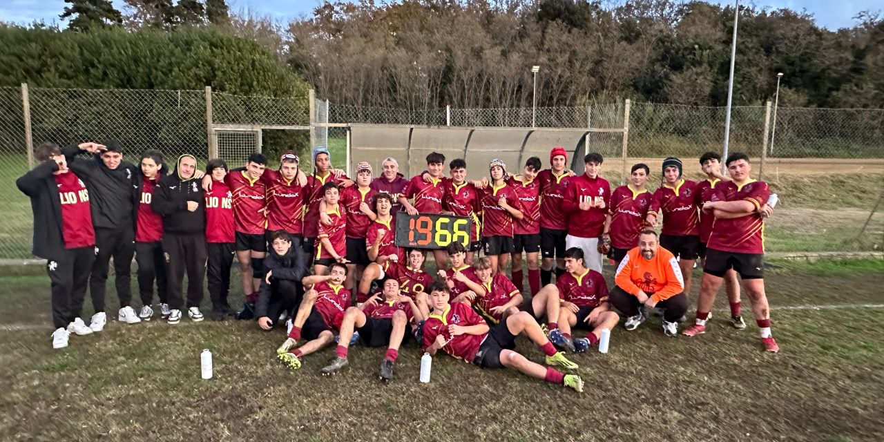 Under 16 LundaX Lions Amaranto vittoriosa nel derby della costa con i Titani Viareggio
