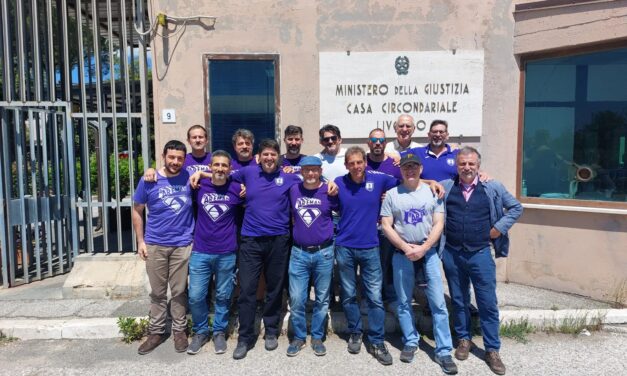 Le Pecore Nere hanno giocato ieri l’ultima partita di campionato. Il ringraziamento a tutti coloro che hanno giocato all’interno del carcere di Livorno
