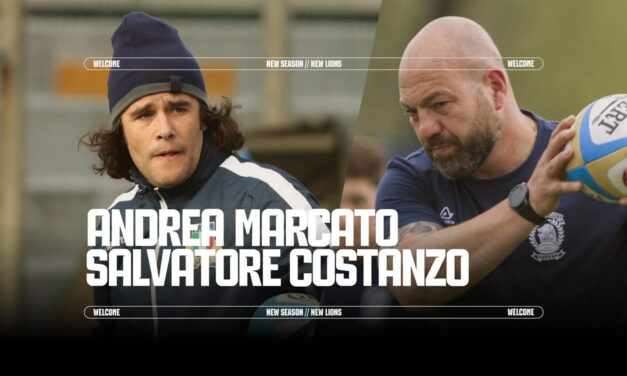 Andrea Marcato e Salvatore Costanzo nello staff del Benetton Rugby