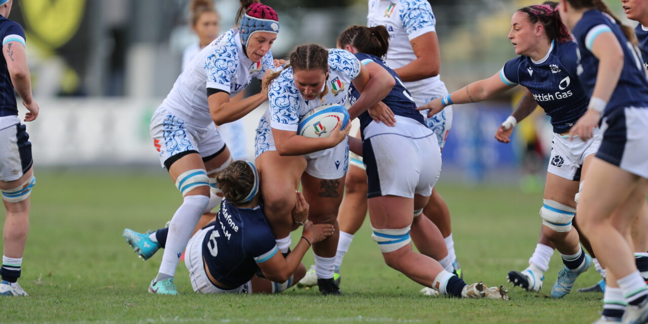Il primo test pre RWC sorride alle Azzurre: a Viadana Italia v Scozia finisce 34-29